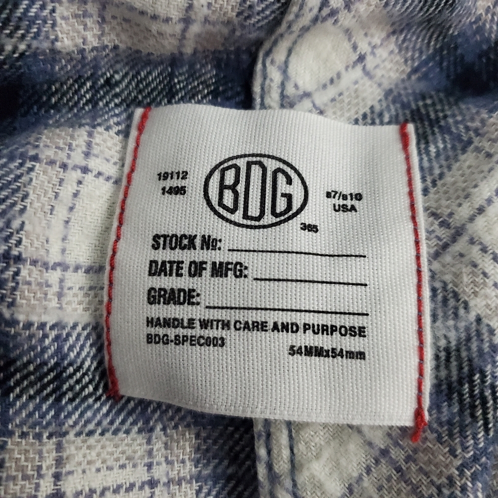 Urban Outfitters BDG Brixton Button-Down Flannel Shirt - Picture 8 of 10